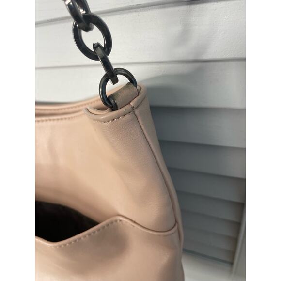 Simply Vera Vera Wang light pink shoulder bag medium gray metal detail - Picture 10 of 10